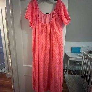 COPY - Pink + Orange chevron Zara dress